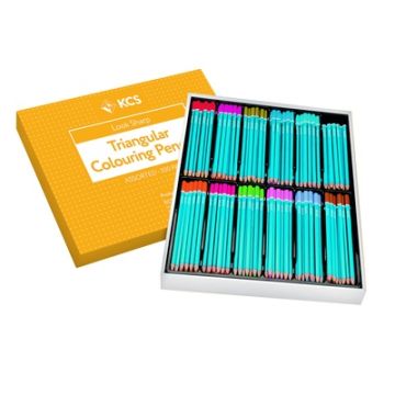 KCS Triangular Colouring Pencils Pack of 300