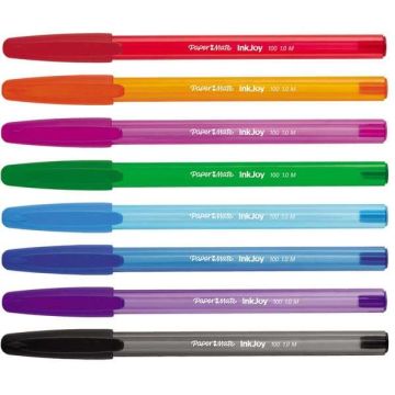 Paper Mate Inkjoy Ballpoint Pens Assorted Pack 8