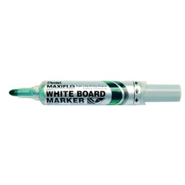Pentel Maxiflo Liquid Ink Drywipe Markers Green Pack of 12