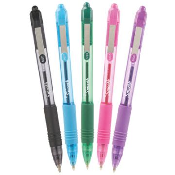 Zebra Z-Grip Smooth Retractable Ballpoint Pens Assorted Pack of 5