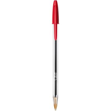 BIC Cristal Original Ballpoint Pens Red Box of 50