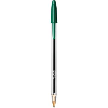 BIC Cristal Original Ballpoint Pens Green Box of 50