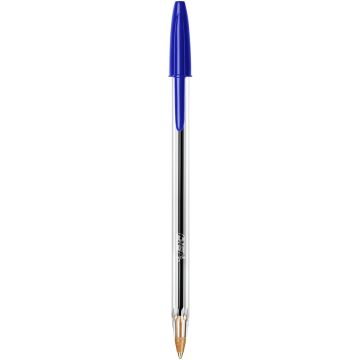 BIC Cristal Original Ballpoint Pens Blue Box of 90 + 10 Free