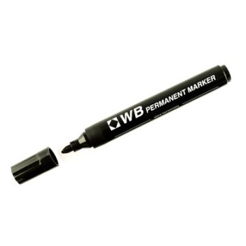 Permanent Markers Black Pack of 10