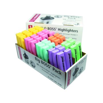 STABILO BOSS ORIGINAL Highlighters Assorted Pastel Colours Pack of 48
