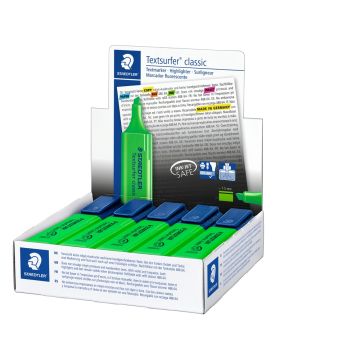 STAEDTLER Textsurfer Highlighter Green Pack of 10