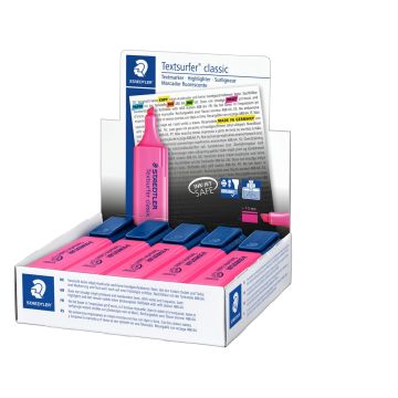 STAEDTLER Textsurfer Highlighter Pink Pack of 10