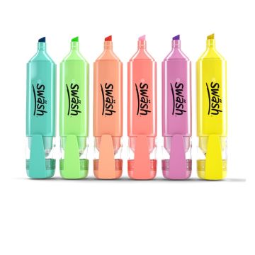 Swash Premium Highlighters Pastel Pack of 48
