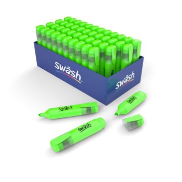 Swash Premium Highlighters Green Pack of 48