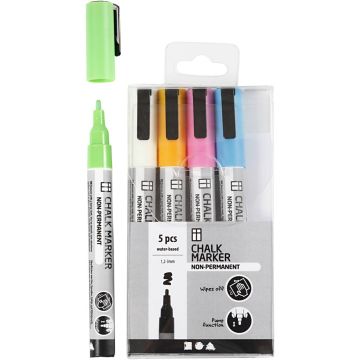 Bold Chalk Markers Pack of 5