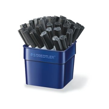 STAEDTLER Lumocolor Whiteboard Compact Markers Black Pack of 36