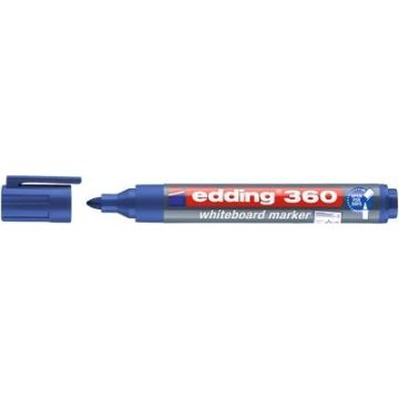 edding 360 Drywipe Markers Bullet Tip Blue Pack of 10