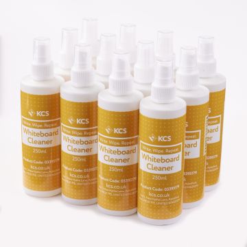 KCS Whiteboard Cleaner 250ml Box of 12