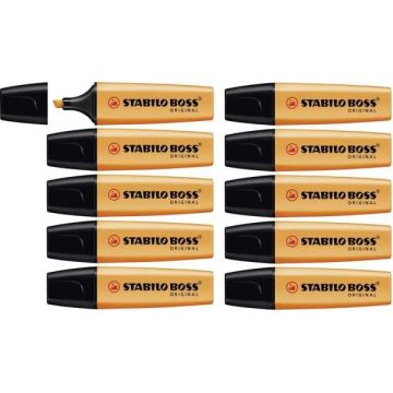 STABILO BOSS ORIGINAL Highlighters Orange Pack of 10
