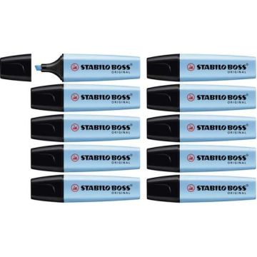STABILO BOSS ORIGINAL Highlighters Blue Pack of 10