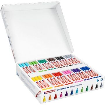 edding 8 Colourmarker Pens Bullet Tip Pack of 144