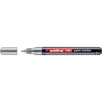 edding 791 Metallic Paint Markers Silver Pack of 10