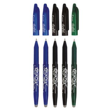 Pilot Frixion Erasable Gel Rollerball Pens Assorted Pack 5