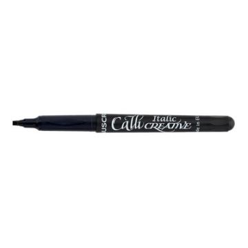 Manuscript Italic Pens Medium Tip Black Pack of 10