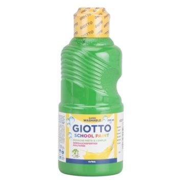 Giotto School Washable Paint 500ml Green