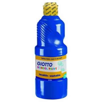 Giotto School Washable Paint 500ml Ultramarina Blue
