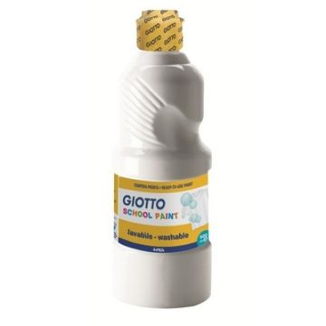 Giotto School Washable Paint 500ml White