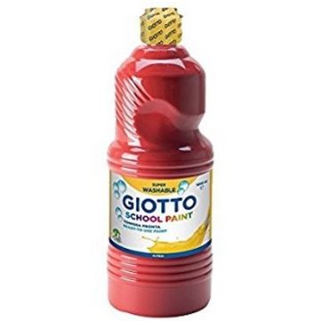 Giotto School Washable Paint 500ml Scarlet Red