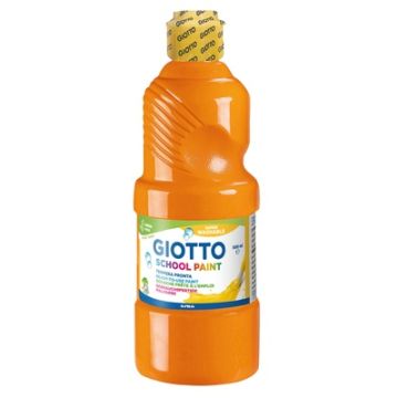 Giotto Washable School Paint Orange 500ml
