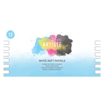 White Soft Pastels Pack of 12