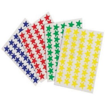 Self-Adhesive Stars Red Pack of 175