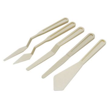 Plastic Palette Knives White Pack of 5