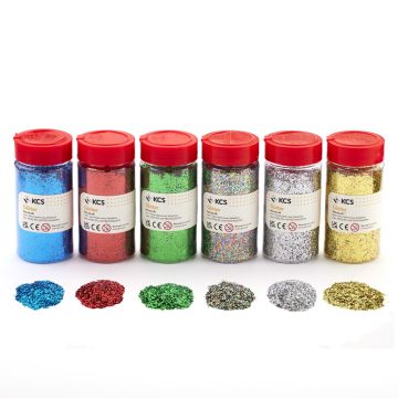 KCS Glitter Multi Pack of 250g Pack of  6