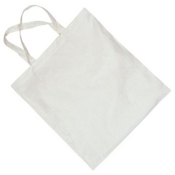 370 x 420mm Calico Shopping Bag Bleached