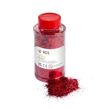 KCS Glitter Red 100g
