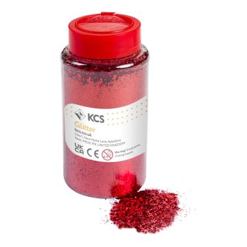 KCS Glitter 400g Red