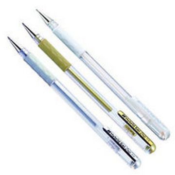 Pentel Hybrid Metallic Gel Grip Pens Assorted Pack of 12