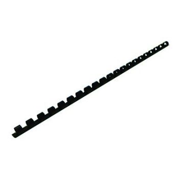 Plastic Comb Binding Rings 8mm Black Box 100