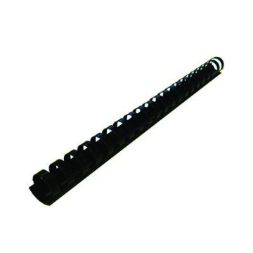 Plastic Comb Binding Rings 20mm Black Box 100