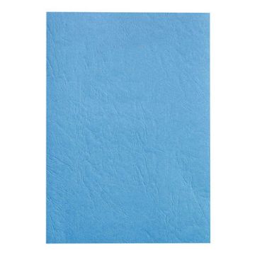 Leathergrain Binding Covers Blue Pack of 100