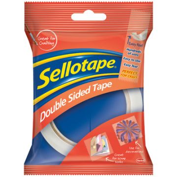 Sellotape Double Sided Tape 12mm x 33m