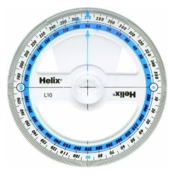 Full Circle Protractor Angle Measure Pack 25