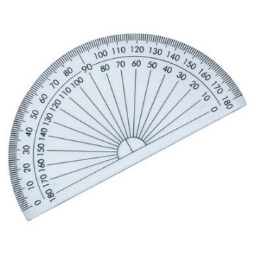 Semi Circle Protractor Pack of 50