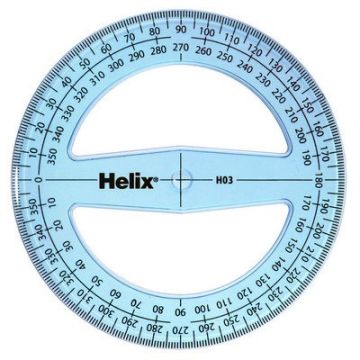 Helix Circular Protractor Pack 50