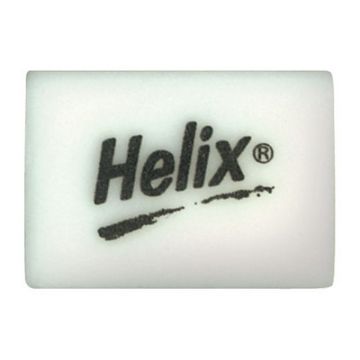 Helix Natural Rubber Erasers White Box of 60