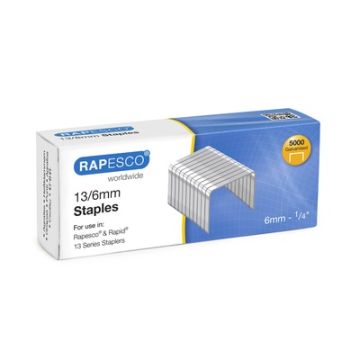 Rapesco Staples 13/6mm Box of 5000