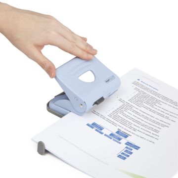 Rapesco 825 Metal Hole Punch Pastel Blue