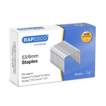 Rapesco Staples 53/6mm Box 5000