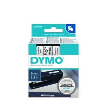 DYMO Labels for DYMO Label Manager 160 Black on White 9mm x 7mm