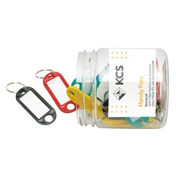 KCS Identi-Tag Keyrings Tub of 20