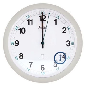 Radio Controlled Clock White